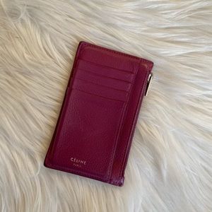 Celine zipped compact cardholder